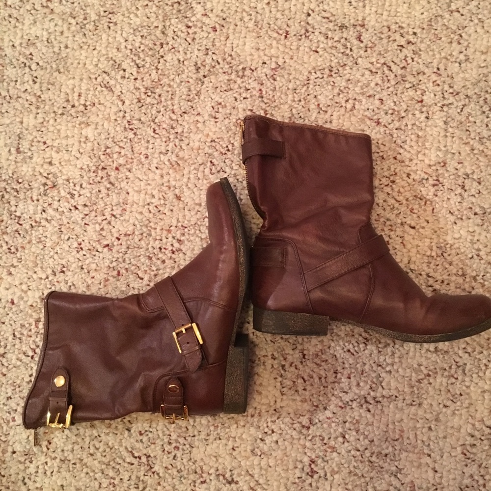 Steve Madden Women’s brown leather boots 8M